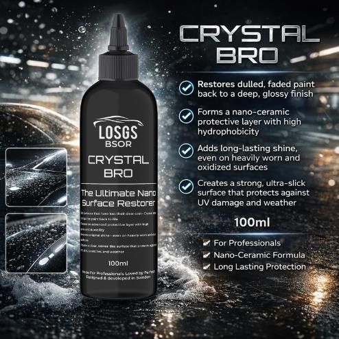 Crystal Bro 100ml ? Ultimate Nano Surface Restorer (Pack of 1)