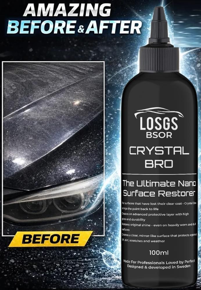 Crystal Bro 100ml ? Ultimate Nano Surface Restorer (Pack of 1)