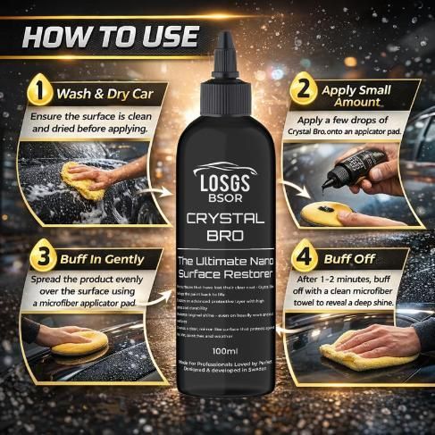 Crystal Bro 100ml ? Ultimate Nano Surface Restorer (Pack of 1)