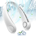 Portable Bladeless Neck Fan - 360° Cooling Hands-Free Rechargeable USB Fan 3 Speed Adjustable Hands-Free Cooling Gadget