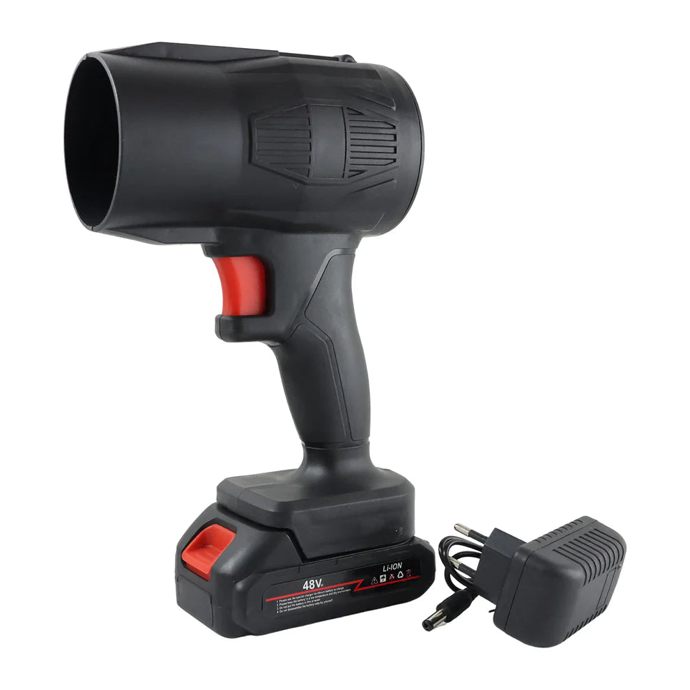 High-Power Cordless Leaf Blower Fan with Rechargeable Battery (1 Pc)